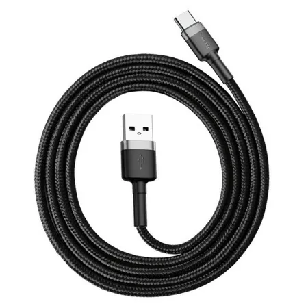 Cabo USB-A 2.0 / USB-C Baseus - 1M - Cinza/Preto|Baseus|6953156278202