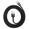 Cabo USB-A 2.0 / USB-C Baseus - 1M - Cinza/Preto|Baseus|6953156278202