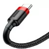 Cabo USB-A 2.0 / USB-C Baseus - 1M - Vermelho/Preto
