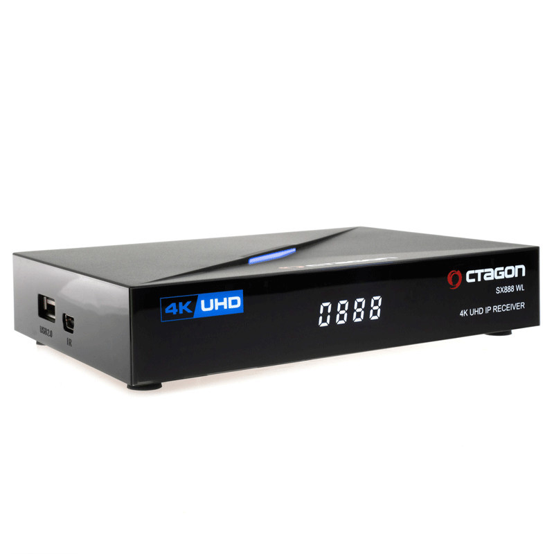 Octagon SX888 V2 WL 5G - Linux E2 Dual OS - Wi-Fi 5G - 4K IPTV