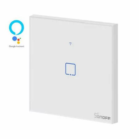 Interruptor Inteligente Wi-Fi Sonoff - T0EU1C-TX - 1 Zona Touch - Branco