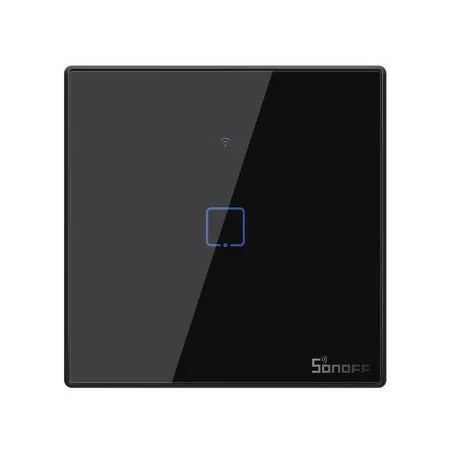 Interruptor Inteligente Wi-Fi Sonoff - T3EU1C-TX - 1 Zona Touch - Negro