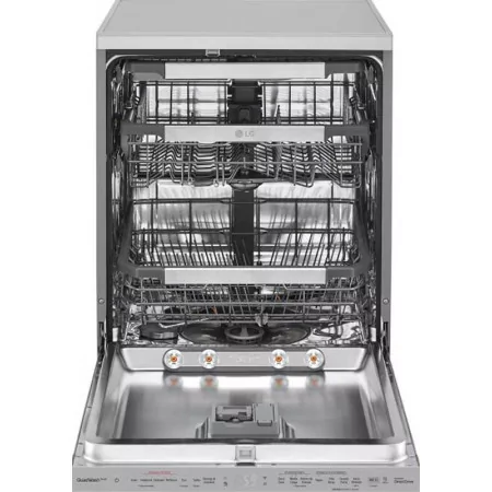 Máquina de Lavar Loiça LG 14 Conjuntos DF455HSS - 3 Cestos - QuadWash™ - TrueSteam™