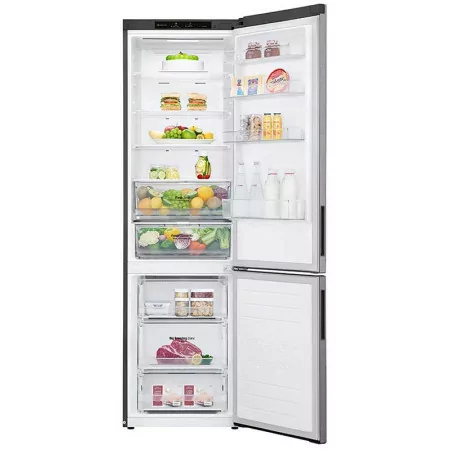 Frigorífico Combinado LG GBP62PZNBC - 384L - (Inox/No Frost)|LG|8806091504838