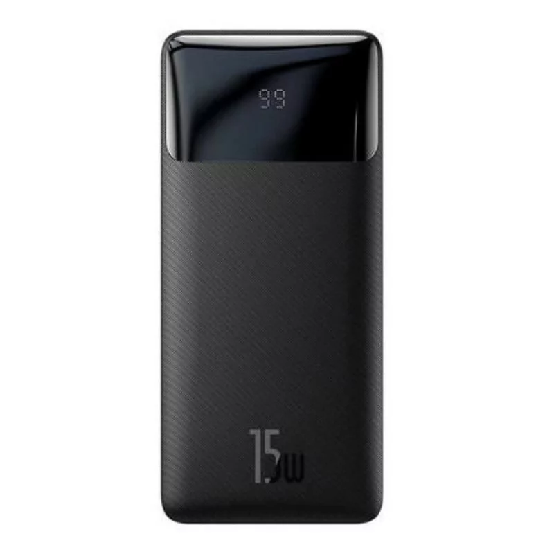 Powerbank Baseus Bipow 20000mAh - 2xUSB 1xUSB-C -15W Preto|Baseus|6932172618216