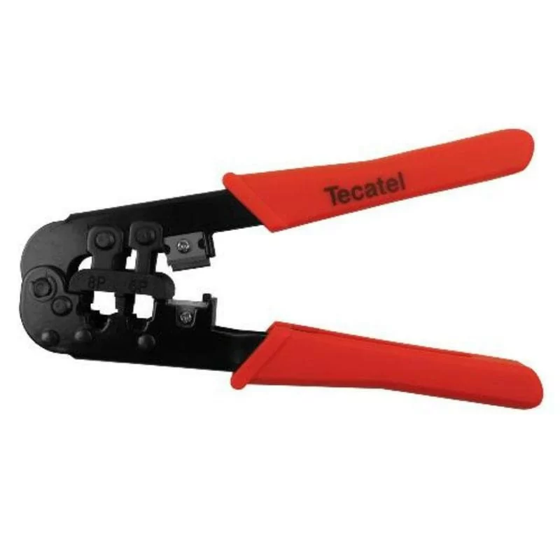 Ferramenta de Decapagem e Compressão - Cabo de Rede RJ45|TECATEL|7924410272259 Ferramenta de Decapagem e Compressão - Cabo de Rede RJ45|TECATEL|7924410272259