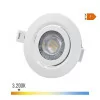 Downlight LED de Embutir 9W 806Lm RA80 Redondo Aro Branco|EdM|8425998316414