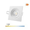 Recessed Square LED Downlight 5W - 3200K - Warm Light - White