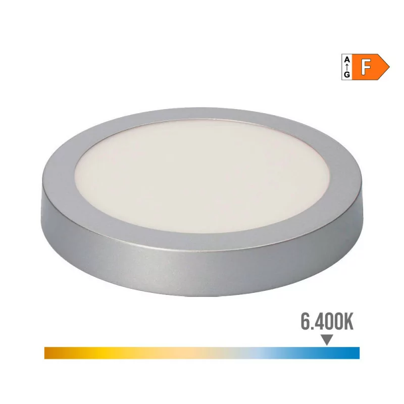 Downlight LED Superfície Redondo 20W - 1500Lm - 6400K - Luz Fria