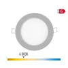 Mini Downlight LED Redondo 6W - 4000K - Luz Dia - Cinza|EdM|8425998316049