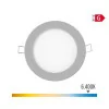 Mini Round LED Downlight 6W - 6400K - Cold Light - Gray