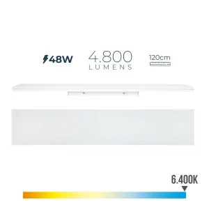 Armadura LED 48W - 4800Lm -...