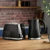 Russell Hobbs Toaster - Groove Black - 2 Slices - 26390-56
