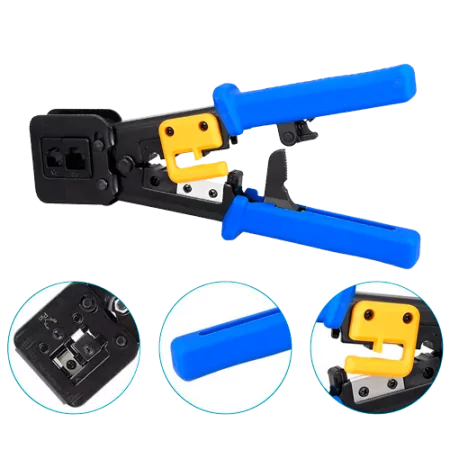 Alicate de Crimpagem e Corte RJ45 - Passantes - HT-268ER|K-Pro|8435325449241