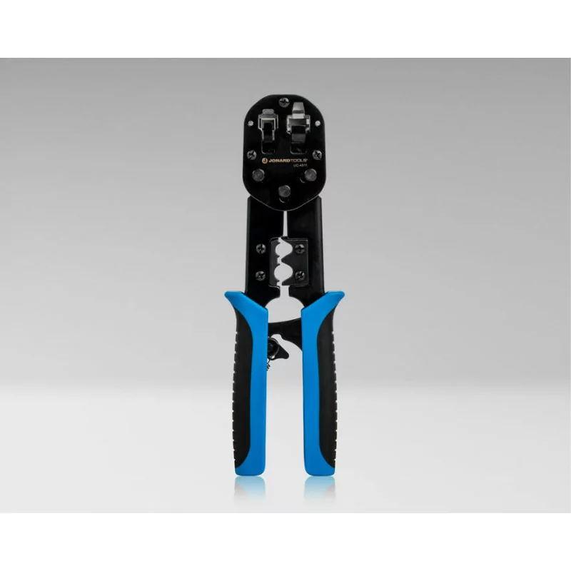 Professional Crimping and Cutting Pliers 6-1 - Modular RJ45/RJ11/RJ12 - Through Plug