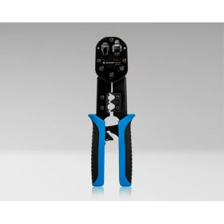 Alicate de Crimpagem e Corte Profissional 6-1 - RJ45/RJ11/RJ12 Modular - Ficha Passante|K-Pro|811490018105