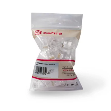 Conector RJ45 CAT6 Safire - Passante|Safire|8435325446974