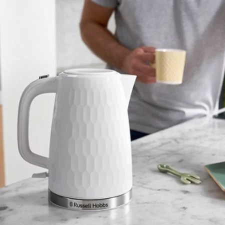 Russell Hobbs Kettle - Honeycomb White - 1.7L