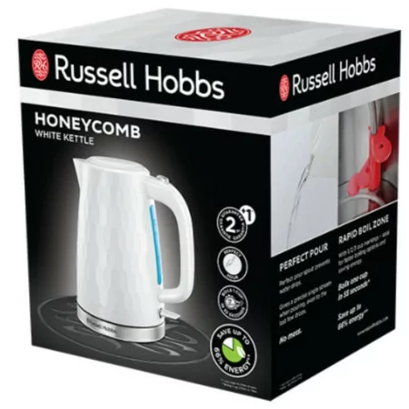 Russell Hobbs Kettle - Honeycomb White - 1.7L