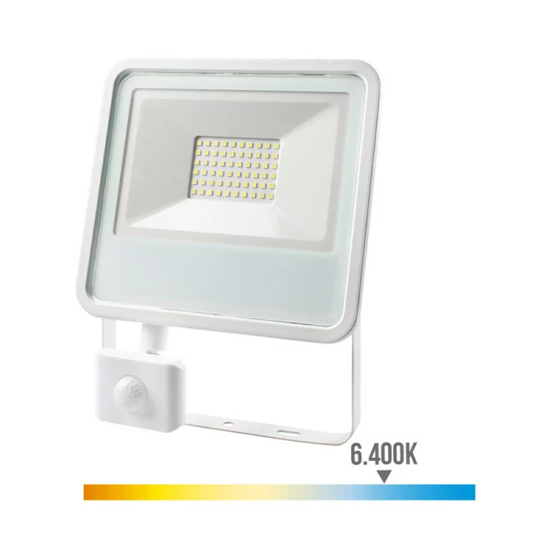 Projetor LED EDM - 50W - 3500lm - 6400K Luz Fria|EdM|8425998703931 Projetor LED EDM - 50W - 3500lm - 6400K Luz Fria|EdM|8425998703931