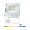 Projetor led 50w 3500lm 6400k luz fria com sensor de presen?...