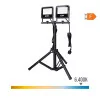 Projetor LED EDM - Com Tripé - 2x30W - 2x2370lm - 6400K Luz Fria|EdM|8425998704143
