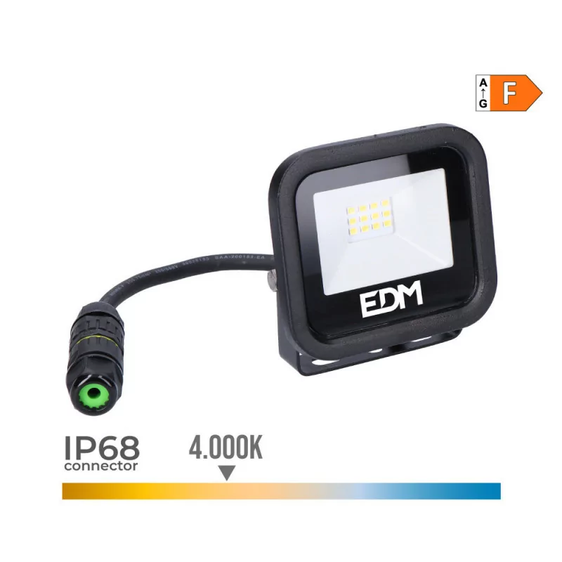 Projector de led 10w 800lm 4000k luz dia Projector de led 10w 800lm 4000k luz dia