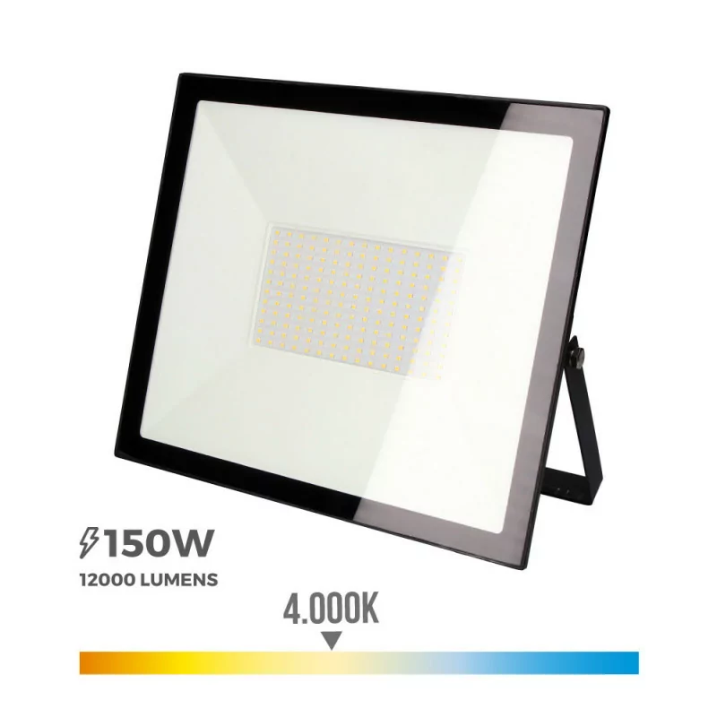 Projetor LED EDM - 150W - 12000lm - 4000K Luz do Dia|EdM|8425998703382 Projetor LED EDM - 150W - 12000lm - 4000K Luz do Dia|EdM|8425998703382