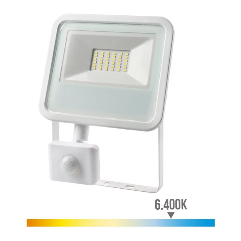 LED Projector with Presence Sensor EDM 30W - 2100lm - 6400K Cold Light - 70392 LED Projector with Presence Sensor EDM 30W - 2100lm - 6400K Cold Light - 70392