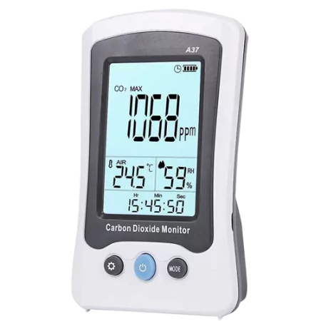 Medidor de CO2, Temperatura e Humidade - A37|Uni-trend|6935750537022