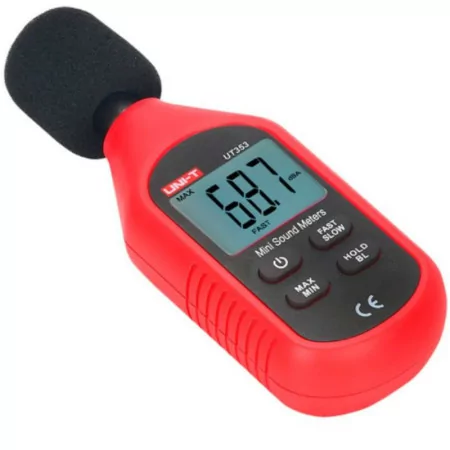 Medidor de nível sonoro - Captura ruído até 130 dB com re...