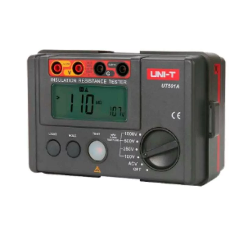 Medidor de Resistência de Isolamento Eléctrico - UT501A Medidor de Resistência de Isolamento Eléctrico - UT501A