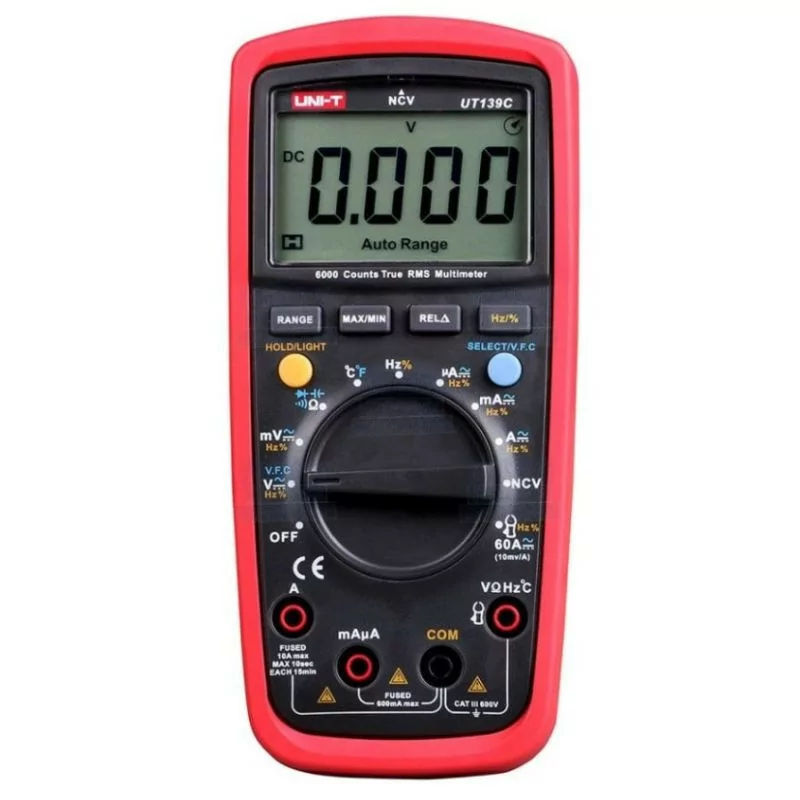 Multímetro Digital CAT III - UT139C|Uni-trend|6935750531396 Multímetro Digital CAT III - UT139C|Uni-trend|6935750531396