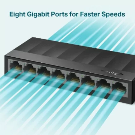 Switch TP-Link LiteWave 8 Portas - LS1008G - Gigabit