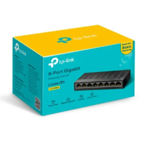 Switch TP-Link LiteWave 8 Portas - LS1008G - Gigabit