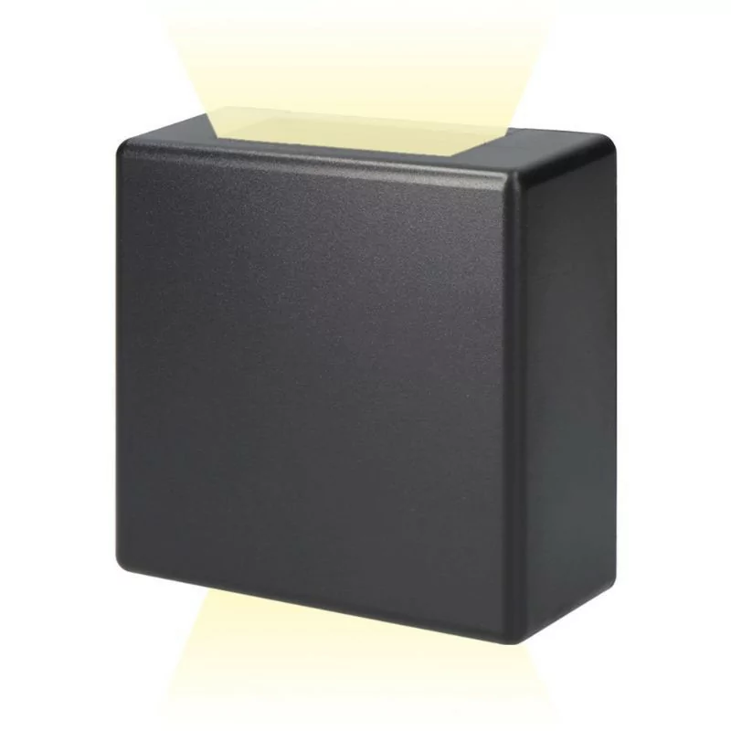Square Wall Light LED - 3W - IP65 - 85Lm - 4000k Daylight