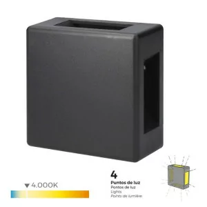 LED Square wall light 6W -...