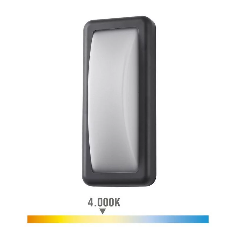 Aplique Retângular LED 6W - IP65 - 450Lm - 4000k Luz Dia|EdM|8425998321517 Aplique Retângular LED 6W - IP65 - 450Lm - 4000k Luz Dia|EdM|8425998321517