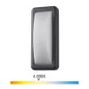 Aplique Retângular LED 6W - IP65 - 450Lm - 4000k Luz Dia|EdM|8425998321517