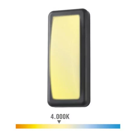 Aplique Retângular LED 6W - IP65 - 450Lm - 4000k Luz Dia|EdM|8425998321517