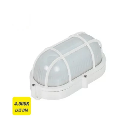 Wall Lamp Oval Outdoor Grid LED 9W - 810Lm - IP65