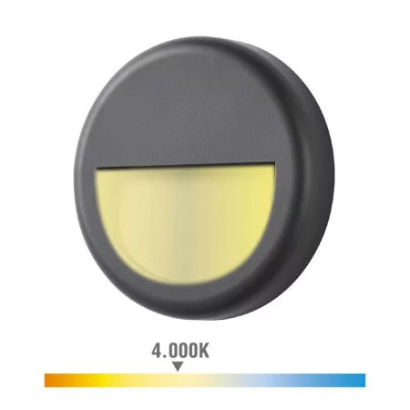 Round LED Wall Light 6W - IP65 - 70Lm - 4000k Daylight