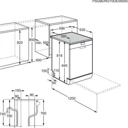 AEG FFB53620ZM Dishwasher