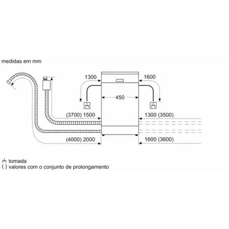 Bosch Dishwasher SPS2HKW57E - 60cm - 9 Cutlery