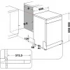 Máquina Lavar Loiça Hotpoint HFC3C41CWX - 60cm - 14 Talheres|Hotpoint|8050147602720