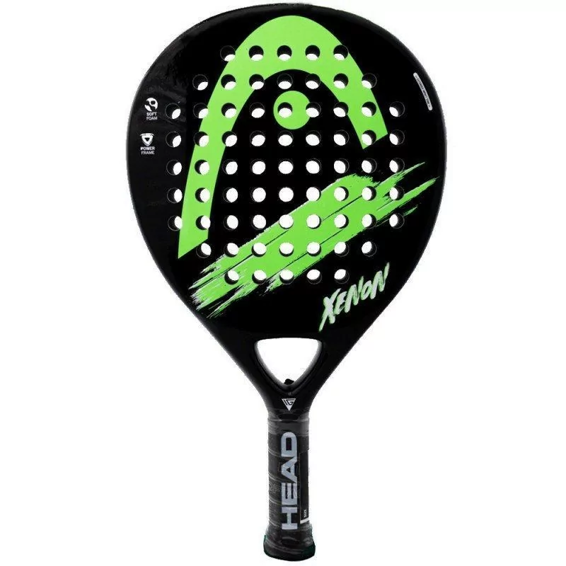 Raquete de Padel Head - Xenon - Preta/Verde||0724794354537 Raquete de Padel Head - Xenon - Preta/Verde||0724794354537