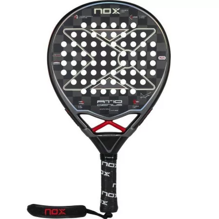 Raquete de Padel NoxSport - AT10 Luxury Genius 2023 - Preta|NoX|8436603192156