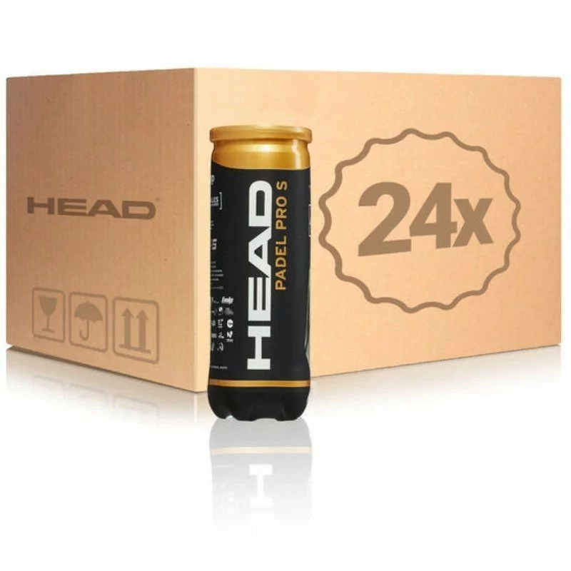 Caixa de bolas Padel - Head Pro S - 24 Packs de 3 Unidades|NoX|1007248975713 Caixa de bolas Padel - Head Pro S - 24 Packs de 3 Unidades|NoX|1007248975713