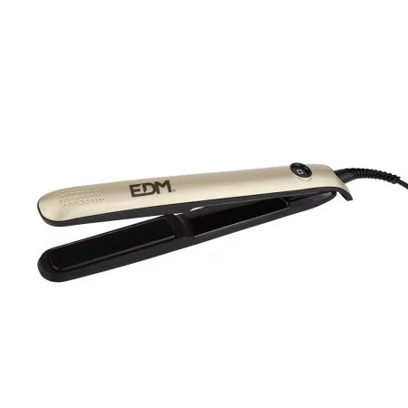 EDM Golden Black Hair Straightener - 360º Regulator - 140-200ºC - 33W