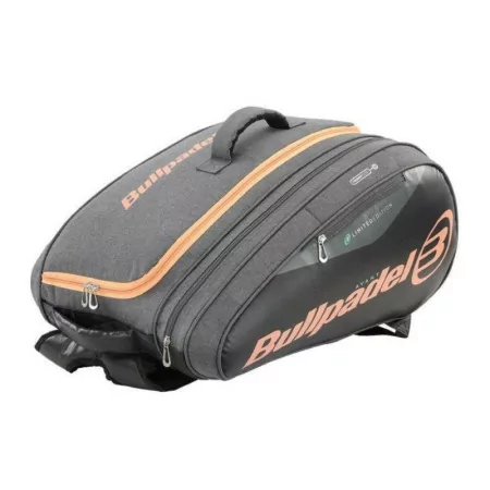 Pack BullPadel - Vertex c/ Raquete, Boné, Pulseira, Mochila, Garrafa Bolas Premium - Preto/Laranja||8445402363216